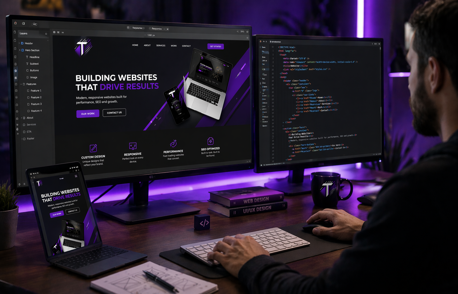 TessMaedia — developer at work